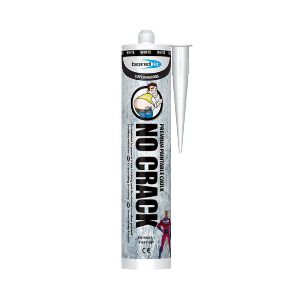 Bond It Non Crack White Caulk CE Approved - 310ml