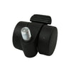 Eurofit Twin Castor - 30mm Wheel Diameter - Stem Fixing - Braked