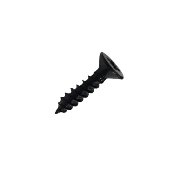 4g x 1" (3 x 25mm) Countersunk Pozi Head Type AB Self Tapping Screw - Black