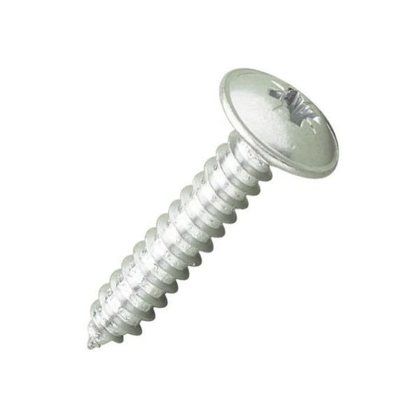 8g x 1" (4 x 25mm) Pozi Flange Type AB Self Tapping Screw -  Stainless Steel