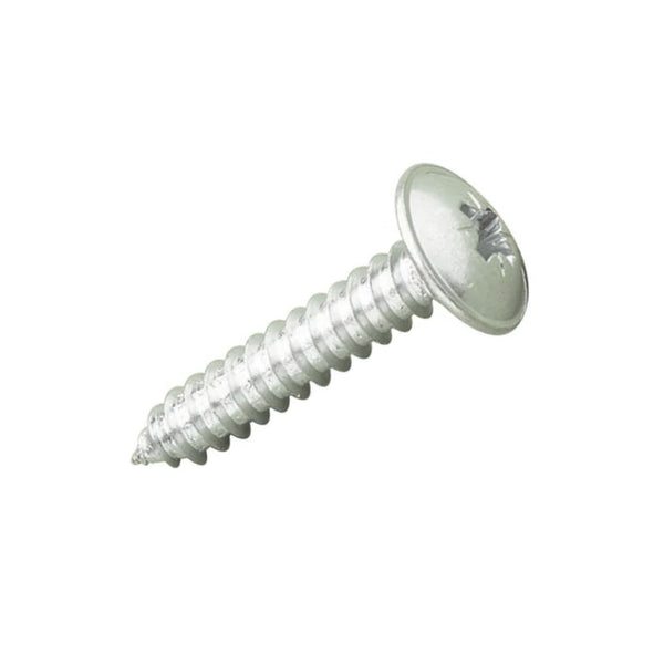 8g x 1" (4 x 25mm) Flange HD Pozi Type AB Self Tapping Screw - Zinc