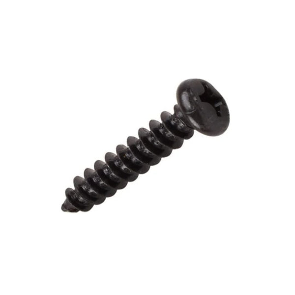 6g x 3/4" (3.5 x 20mm) Pan Pozi Type AB Self Tapping Screw - Black Zinc