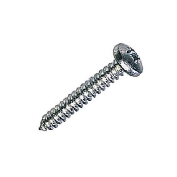 8g x 2" (4 x 50mm) Pan Pozi Type AB Self Tapping Screw - Zinc