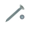 8g x 5/8" (4 x 15mm) Double Countersunk Pozi Chipboard Screws - Zinc