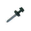 4.8 x 38mm Indented Hex Head 8mm A/F Sharp Point Roof Screws - RAL 6005