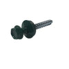 4.8 x 38mm Indented Hex Head 8mm A/F Sharp Point Roof Screws - RAL 6005