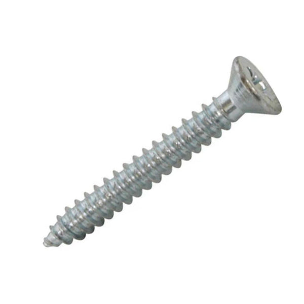 6g x 3/8" (3.5 x 10mm) Countersunk Pozi Type AB Self Tapping Screw - Zinc