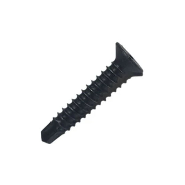 7g x 1" (3.9 x 25mm) Countersunk Ph2 Drill Point S/T Screw - Black Oxide