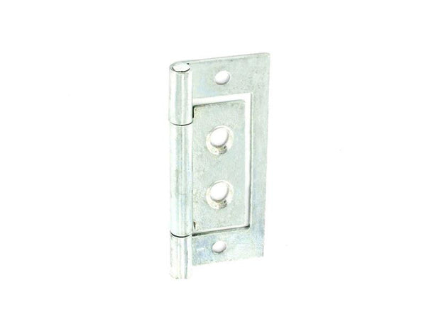 Flush Hinge H75 x W55 x T1mm - Zinc Plated