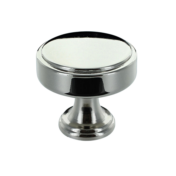 Calgary 40mm Knob - Polished Nickel