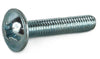 M4 x 25mm Pozi Flange Mild Steel Head Machine Screw - Zinc