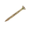 10g x 2 3/4" (5mm x 70mm) Double Countersunk Pozi Screws - Yellow