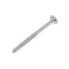 8g x 4" (4 x 100mm) Countersunk Pozi Twinthread Woodscrew - Zinc