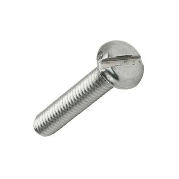 M4 x 1" (4 x 25mm) Slotted Pan Head Machine Screws DIN85 - Zinc