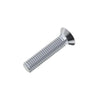 M6 x 80mm Pozi Countersunk Head Mild Steel Machine Screw DIN695 - Zinc