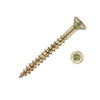 10g x 2 3/4" (5mm x 70mm) Double Countersunk Pozi Screws - Yellow