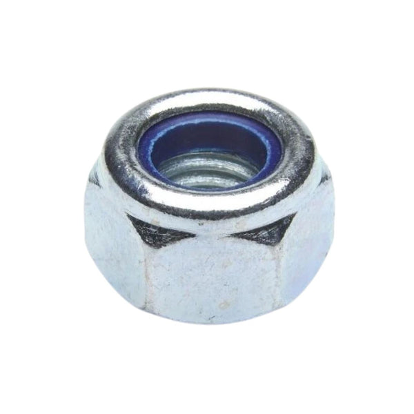 M5 "T" Type Nylon Insert Nuts DIN985 -  Zinc