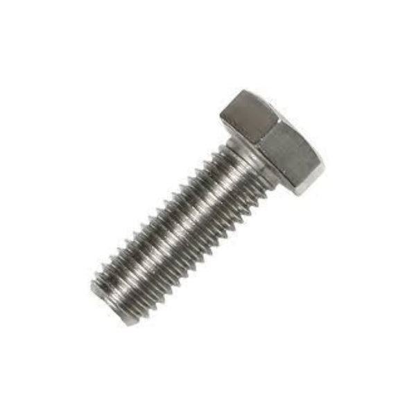 M6 x 16mm High Tensile Hex Head Setscrews Grade 8.8 DIN933 - Zinc