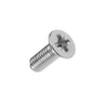 M6 x 16mm Pozi Countersunk Head Mild Steel Machine Screw DIN965 - Zinc