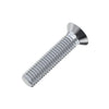 M6 x 45mm Countersunk Pozi Trilobular Thread Forming Screws - Zinc