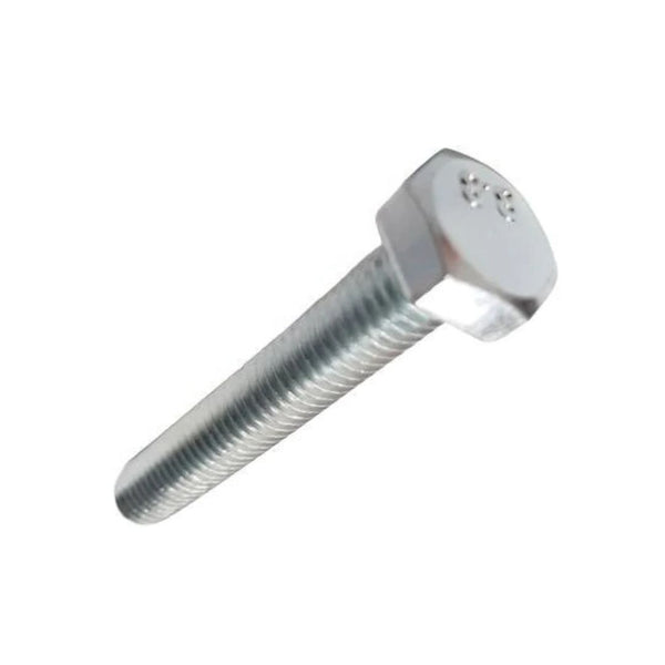 M6 x 70mm High Tensile Hex Head Setscrew Grade 8.8 - Zinc