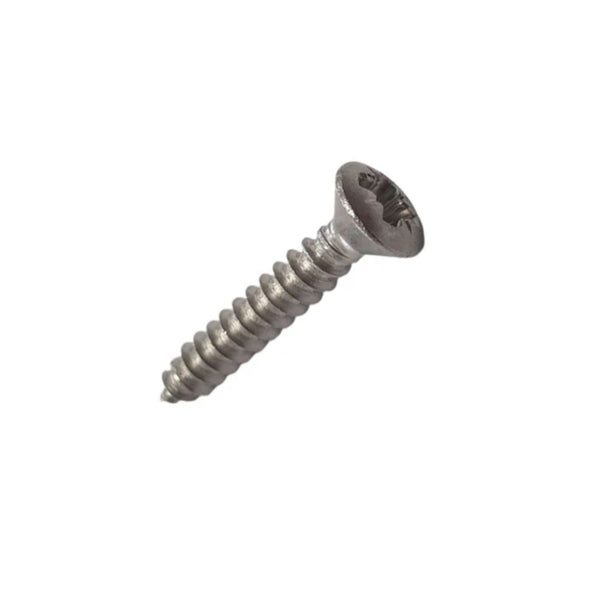 6g x 7/8" Pozi Raised Oval Head Type AB Self Tapping Screws - Stainless Steel