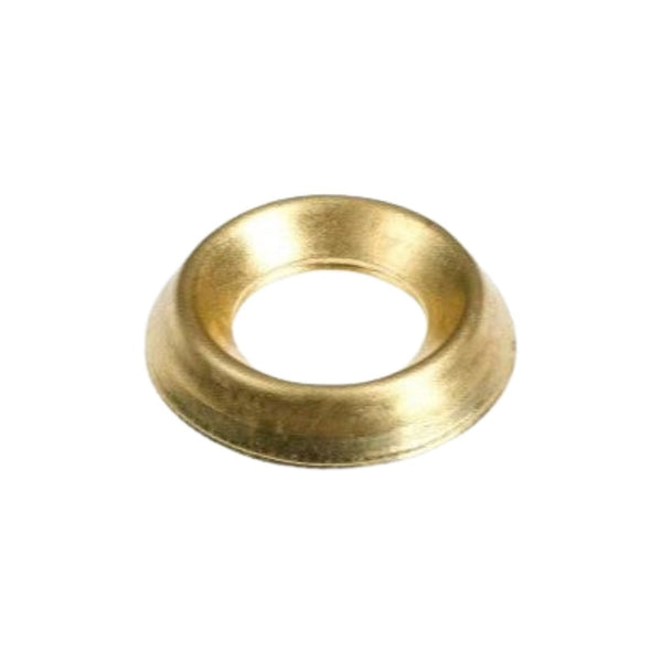 No8 Surface Screw Cups - Electro Brass