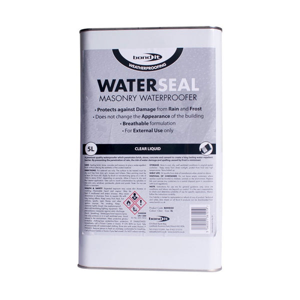 Bond It Masonry Waterproofer 5L Tin - Clear