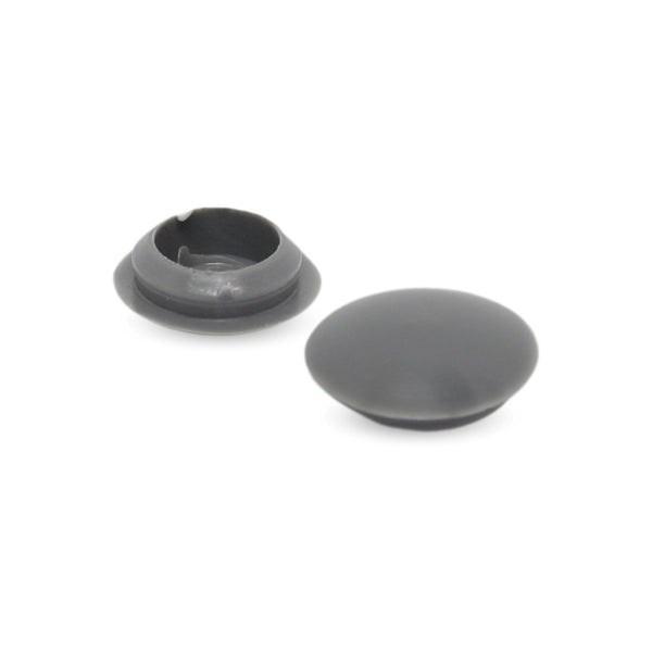 10mm Hole Cover Cap  - Mid Grey