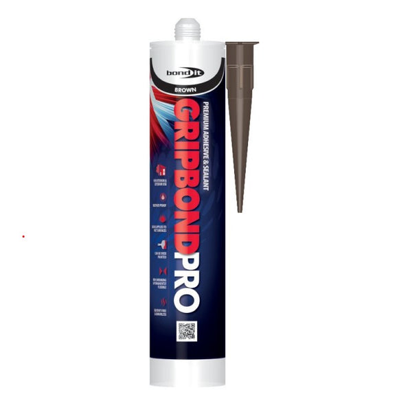 Bond It Gripbond Pro Hybrid Sealant & Adhesive Clear 310ml