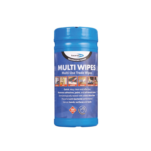 Bond It Trade Re-sealable Multi Wipes - 100 x Tub