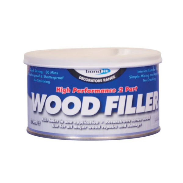 Bond It Two Part Wood Filler 275ml Tub - Pine