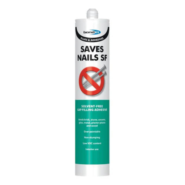 Bond-It Saves Nails Solvent Free - White