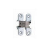 Concealed Hinge 43 x 11mm Satin Chrome (Min Door Thickness: 13mm)