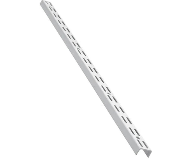 710mm Twin Slot Shelving Upright - White