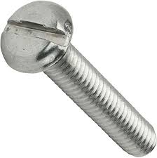 M4 x 1" (4 x 25mm) Slotted Pan Head Machine Screws DIN85 - Zinc