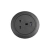 Black Desktop Power Grommet - 60mm / 80mm Dia