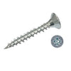 6g x 1 3/4" (3.5 x 45mm) Double Countersunk Pozi Chipboard Screws - Zinc