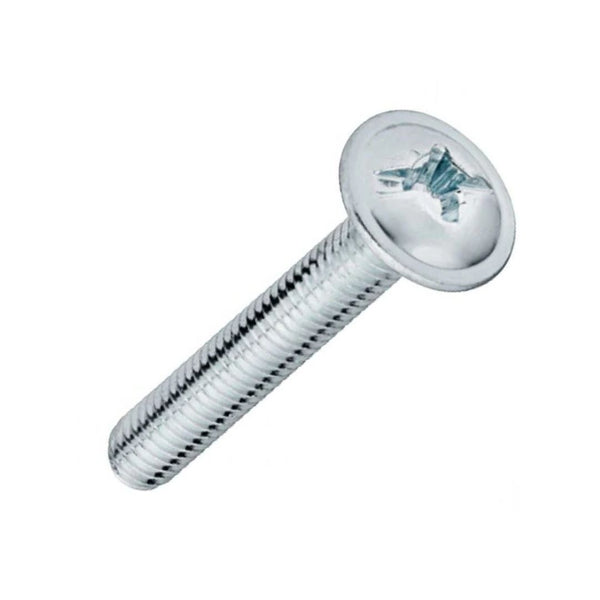 M4 x 20mm Pozi Flange Screws For Fixing Handles - Zinc