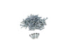 8g x 1/2" (4 x 12mm) Pozi Countersunk Wood Screws - Bright Zinc