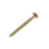 8g x 2" (4 x 50mm) Spax Pozi Countersunk Head Screw  - Yellow Zinc