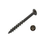 8g x 1 3/4" (4 x 45mm) Carcass Joining Pozi Head Screws -  Black Zinc