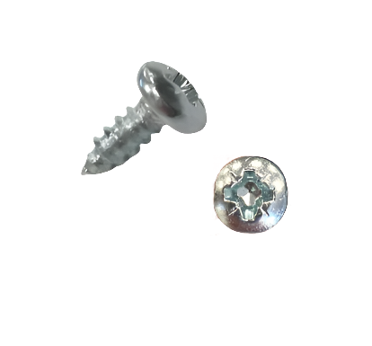 14g x 1" (6.3 x 25mm) Pozi Pan Head Type AB Self Tapping Screws - Zinc