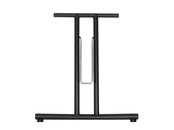 Folding Table Frame 710 x 590mm Straight Foot - Black