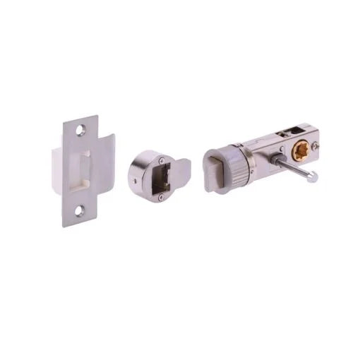 Zena Privacy Handle Latch Set - Satin Nickel