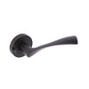 Zena Lever on rose Privacy Handle - Matt Black