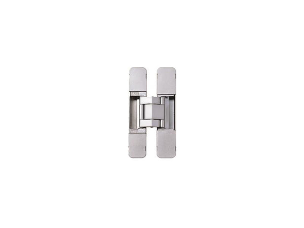 Concealed Hinge 120 x 23mm 3D Adjustment Silver (Min Door Thickness 29mm)