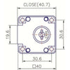 D18 Cupboard Lock R/H Barrel 18 x 20mm - Key 101-200