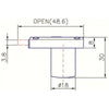 D18 Cupboard Lock R/H Barrel 18 x 20mm - Key 101-200